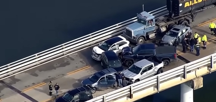 Over 40 Vehicle Collision On Marylands Chesapeake Bay Bridge Results In 13 Injuries Sky21 6144